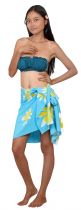 Petit par&eacute;o Ori tahiti bleu turquoise
