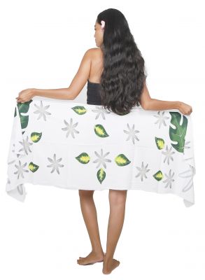 Petit par�o tiare blanc