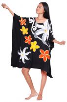 Poncho paréos Bora Bora noir