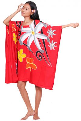 Poncho paros Bora Bora rouge