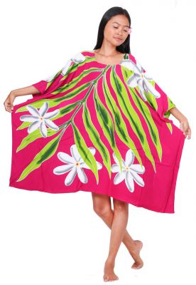 Poncho paros tiar Tahiti rose