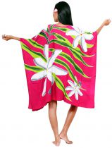 Poncho paréos tiaré Tahiti rose