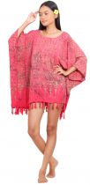 Robe batik Cuba rouge