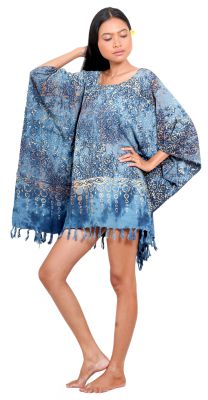 Robe Batik Dominique bleu nuit
