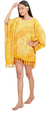 Robe Batik Dominique jaune