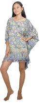 Robe batik Jardin gris de Bali