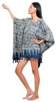 Robe batik Marie Galante bleu nuit