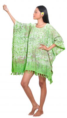 Robe batik St Vincent vert 