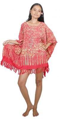 Robe Batik tr�sor de Bali rouge