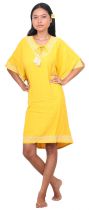 Robe d\'été bohème jaune