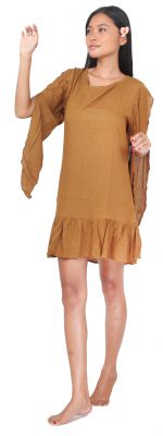 Robe d\'t lgre beige 