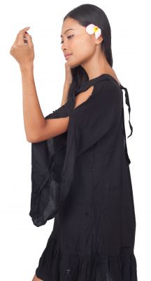 Robe d\'t lgre noir 