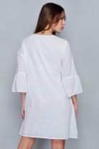 Robe de plage blanche Biarritz 