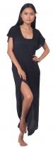 Robe de plage Lucia noir