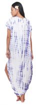 Robe de plage Lucia tie dye violet 