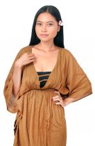 Robe de plage Margaretta beige 