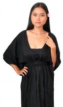 Robe de plage Margaretta noir