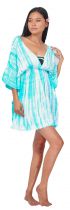 Robe de plage Margaretta turquoise 