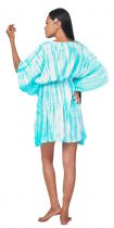 Robe de plage Margaretta turquoise 
