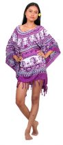 Robe de plage Star violet