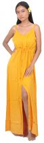 Robe de soire d\'t jaune 