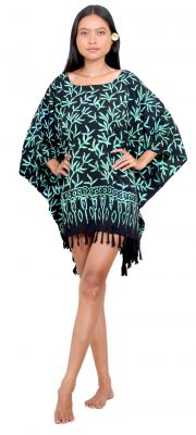 Robe paro Amman noir et vert