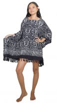 Robe par�o batik Java noir