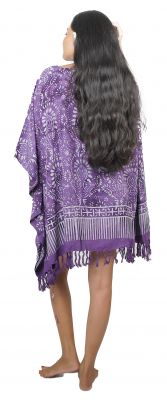 Robe par�o batik Java violet