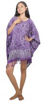 Robe par&eacute;o batik Java violet