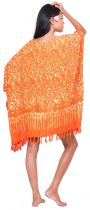 Robe paréo batik Sofia orange