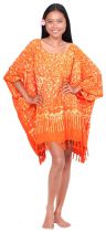 Robe paréo batik Sofia orange