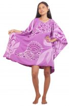 Robe paréo coquillage violet