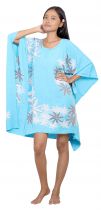 Robe paréo Etoile bleu turquoise