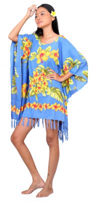 Robe paro Guadeloupe bleu