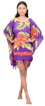 Robe paréo Guadeloupe violet