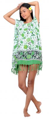 Robe paro plage Balinais vert