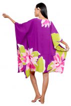 Robe paréo Polynésie Honu violet