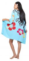 Robe paréo Tahiti promenade turquoise