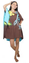 Robe paréos tortue et gecko marron 
