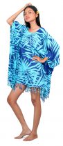 Robe plage jungle ciel et marine 