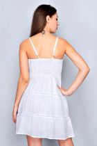  Robe sans manche Ibiza blanche 