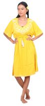 Robe tunique d\'été jaune