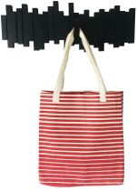 Sac coton fouta rouge et blanc