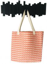 Sac de plage fouta losange orange