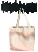 Sac fouta rayée orange et blanc