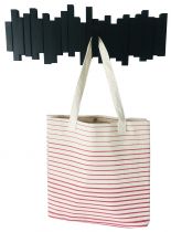 Sac fouta rayée rouge et blanc