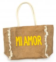 Sac recyclé Mi Amor jaune