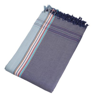 Serviette de plage Kikoy Hendaye violet