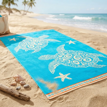 Serviette de plage Tortues Caraz