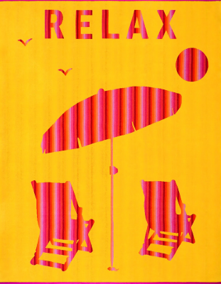 Serviette de plage XL Relax Malta